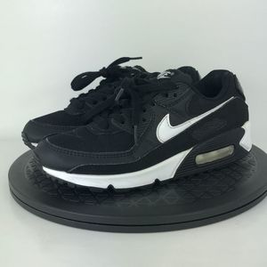 Nike Air Max 90 Black/White Running Shoes CQ2560-001 Women’s Size 6